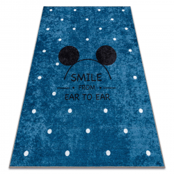 JUNIOR 52244.801 mycí kobereček Mickey Mouse pro děti protiskluz - modrý