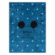 JUNIOR 52244.801 umývací koberec Mickey Mouse pre deti protišmykový - modrý
