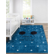 JUNIOR 52244.801 tapijt wasbaar Mickey muis voor kinderen antislip - blauw
