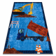 JUNIOR 51827.803 umývací koberec Nákladné auto, bager pre deti protišmykový - modrý