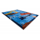 JUNIOR 51827.803 vaske teppe Lastebil, gravemaskin for barn antiskli - blå