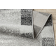 Tapis de couloir SILVER Etna cadre, sable gris 120cm