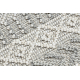 килим JERSEY 19243 сива - рибена кост, структурен, контур BOHO
