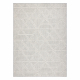 килим JERSEY 19241 сива - диаманти, геометричен структурен, контур BOHO