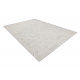 Carpet JERSEY 19241 grey - Rhombuses, geometric structural, loop BOHO 