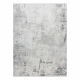 Modern tapijt DUKE 51378 crème / grijs - Beton, steen gestructureerd, zeer zacht, franjes