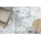 Moderne tæppe DUKE 51378 creme / grå - Beton, sten struktureret, meget blød, frynser