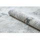 Modern matta DUKE 51378 kräm / grå - Betong, sten strukturerad, mycket mjuk, fransar