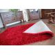 TAPIS SHAGGY LILOU rouge