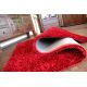 TAPIS SHAGGY LILOU rouge
