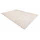 Moderní koberec DUKE 51533 krémová - Geometrická, strukturovaný, velmi jemný, třásně