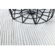 Модерен килим DUKE 51376 кремав - Pайе, структурирана, много мека, ресни