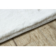 Moderný koberec DUKE 51374 krémová - Vintage, štruktúrovaný, veľmi jemný, strapce