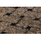 Килимок антиковзаючий VECTRA 7764 зовнішній, внутрішній коричневий