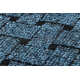 Ruitenwisser anti slip VECTRA 0800 extern, intern, op een rubber - blauw