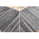 Läufer SILVER Sahara Wüste, Sand grau 80cm