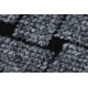 Zerbino antiscivolo VECTRA 0902 da esterno, interno grigio chiaro