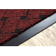 Doormat antislip VECTRA 3353 outdoor, indoor red
