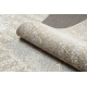 Wool carpet ANTIGUA 518 76 JX100 OSTA - Rosette, frame, flat-woven beige