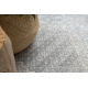 Vlnený koberec ANTIGUA 518 76 JY910 OSTA - Rosette, rám, plocho tkaný svetlo sivá