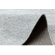 Vilnonis kilimas ANTIGUA 518 76 JY910 OSTA - Rozetė, rėmas, plokščio audinio šviesiai pilka