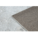 Wool carpet ANTIGUA 518 76 JY910 OSTA - Rosette, frame, flat-woven light grey