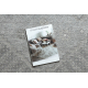 Gyapjú szőnyeg ANTIGUA 518 76 JY910 OSTA - Rozetta, keret, lapos szövésű világos szürke