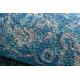 Covor din lână ANTIGUA 518 75 JS500 OSTA - Ornament albastru țesut plat