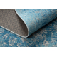 Tappeto in lana ANTIGUA 518 75 JS500 OSTA - Ornamento tessitura piatta blu 