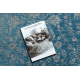 Vlnený koberec ANTIGUA 518 75 JS500 OSTA - Ornament plocho tkaný modrý