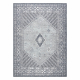 Tapis en laine ANTIGUA 518 76 XX032 OSTA - Rosace, cadre, tissé à plat gris 