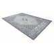 Tappeto in lana ANTIGUA 518 76 XX032 OSTA - Rosetta, struttura, tessitura piatta grigio 