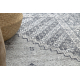 Gyapjú szőnyeg ANTIGUA 518 76 XX032 OSTA - Rozetta, keret, lapos szövésű szürke