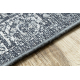 Tappeto in lana ANTIGUA 518 76 XX032 OSTA - Rosetta, struttura, tessitura piatta grigio 