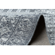Tappeto in lana ANTIGUA 518 76 XX032 OSTA - Rosetta, struttura, tessitura piatta grigio 