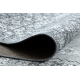 Tapete de lã ANTIGUA 518 76 XX032 OSTA - Rosette, moldura, tecido plano cinza 