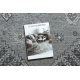 Tappeto in lana ANTIGUA 518 76 XX032 OSTA - Rosetta, struttura, tessitura piatta grigio 