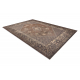 Vlněný koberec ANTIGUA 518 76 JF300 OSTA - Rozeta, rám, plošně tkaný hnědý