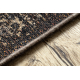 Wollen tapijt ANTIGUA 518 76 JF300 OSTA - Rozet, frame, vlakgeweven bruin