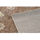 Vilnas paklājs ANTIGUA 518 76 JF300 OSTA - rozete, rāmis, plakani austi brūna