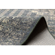 Vlnený koberec ANTIGUA 518 76 JG900 OSTA - Rosette, rám, plocho tkaný tmavo hnedá
