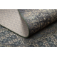 Vlnený koberec ANTIGUA 518 76 JG900 OSTA - Rosette, rám, plocho tkaný tmavo hnedá