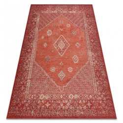 Tappeto in lana ANTIGUA 518 76 JT300 OSTA - Rosetta, struttura, tessitura piatta rosso 