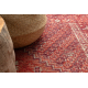Wollen tapijt ANTIGUA 518 76 JT300 OSTA - Rozet, frame, vlakgeweven rood