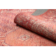 Covor din lână ANTIGUA 518 76 JT300 OSTA - Rozetă, cadru, roșu țesut plat
