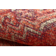 Vlněný koberec ANTIGUA 518 76 JT300 OSTA - Rozeta, rám, plošně tkaný červený