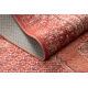 Tappeto in lana ANTIGUA 518 76 JT300 OSTA - Rosetta, struttura, tessitura piatta rosso 