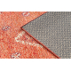 Wollen tapijt ANTIGUA 518 76 JT300 OSTA - Rozet, frame, vlakgeweven rood