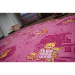 Vaikų kilimas TEDDY rožinė 