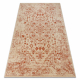 Vlnený koberec LEGEND 468 01 GB100 OSTA - Rozeta, rám, exkluzívna krémová / červená
